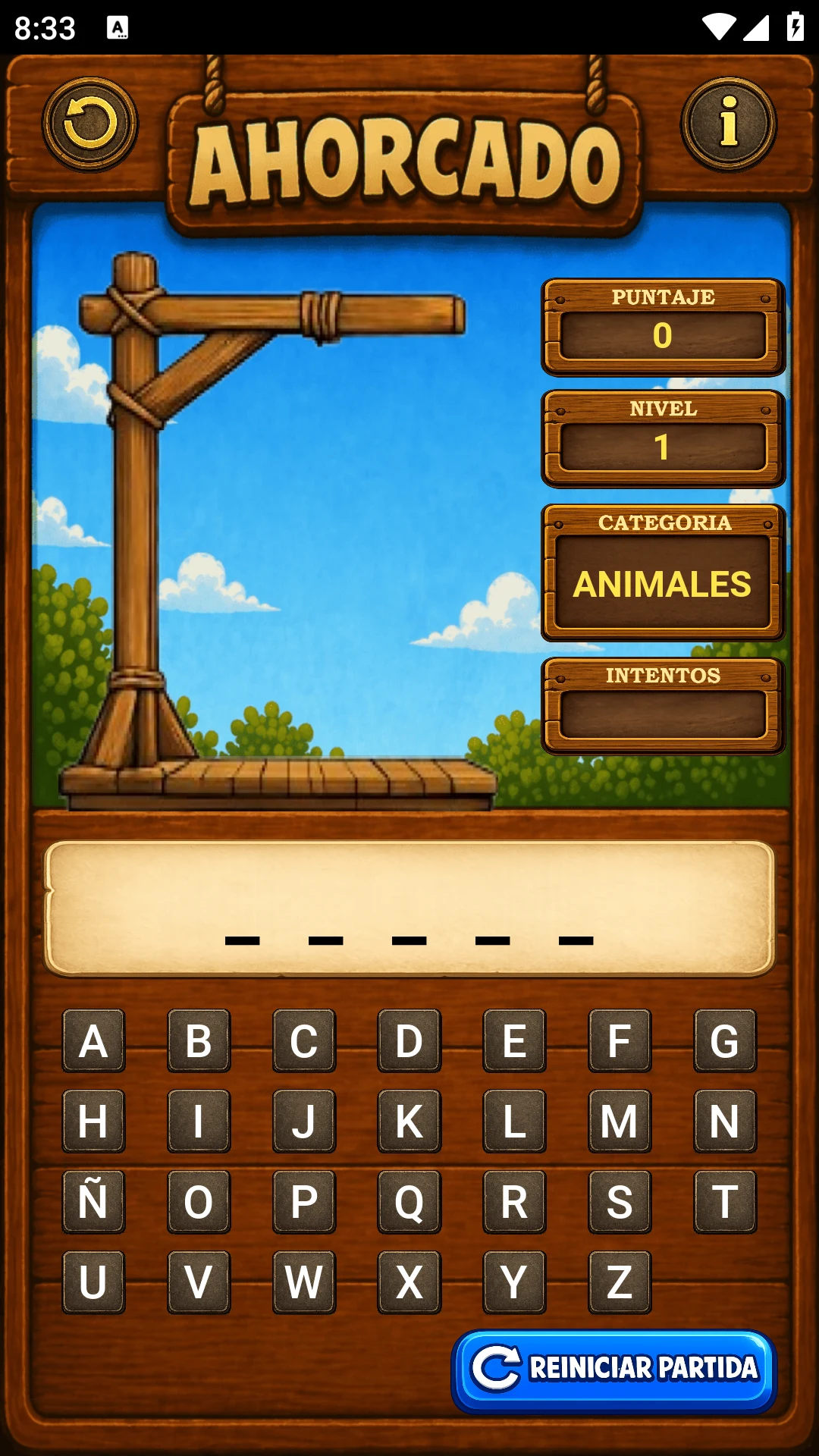 Ahorcado screenshot