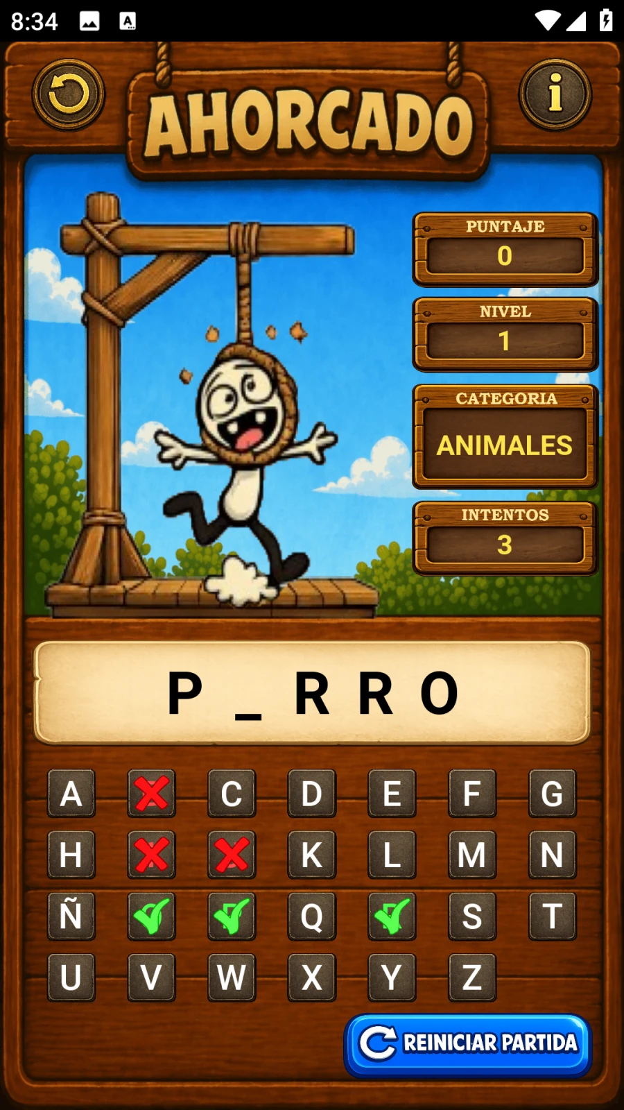 Ahorcado screenshot