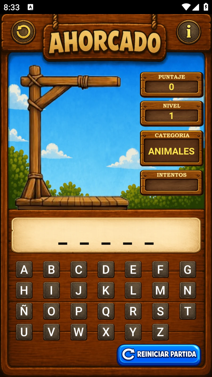 Ahorcado screenshot
